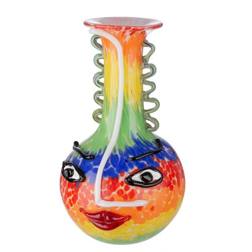 Artikelbild für Gesichtsvase Salvato Glas mehrfarbig L20xB21xH34cm im Baltic Kölln Onlineshop