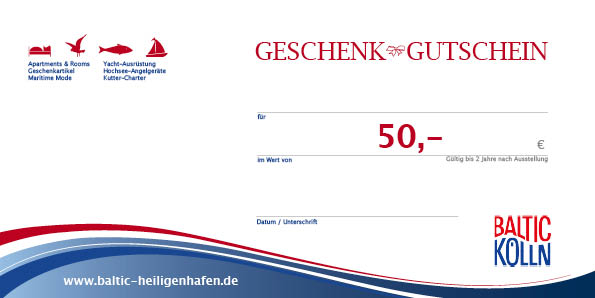Artikelbild für Geschenk-Gutschein im Baltic Kölln Onlineshop