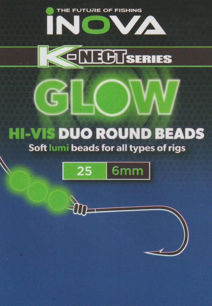 Artikelbild für HiVis Duo Round Soft Beads Glow Green       20*8 mm / 25*6 mm im Baltic Kölln Onlineshop