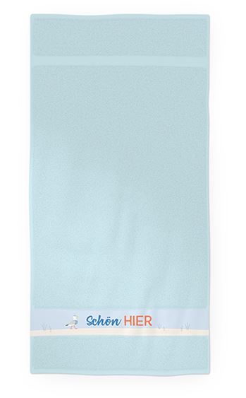 Artikelbild für Badetuch Schön hier 70x140 cm im Baltic Kölln Onlineshop