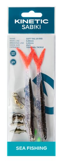 Artikelbild für Soft Tail UV Rig Black/Fire Tail im Baltic Kölln Onlineshop