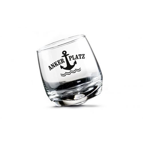 Artikelbild für Glas Wackelglas Anker 2er Set H:8,5cm, Durchmesser 7,5cm im Baltic Kölln Onlineshop