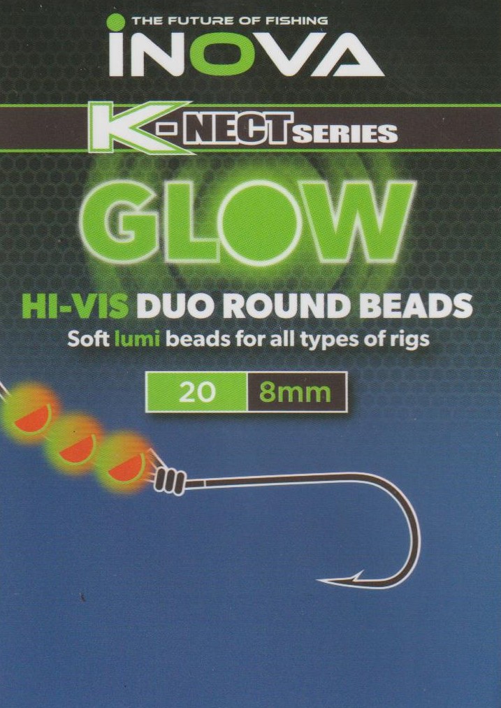 Artikelbild für HiVis Duo Round Soft Beads Glow Red/Green,    20*8 mm / 25*6 mm im Baltic Kölln Onlineshop