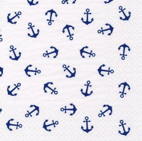 Artikelbild für Servietten Anker blau im Baltic Kölln Onlineshop