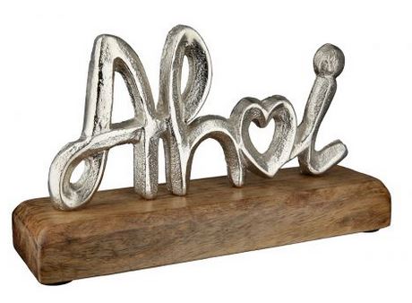 Artikelbild für Alu Schriftzug Ahoi 10x18x5cm im Baltic Kölln Onlineshop