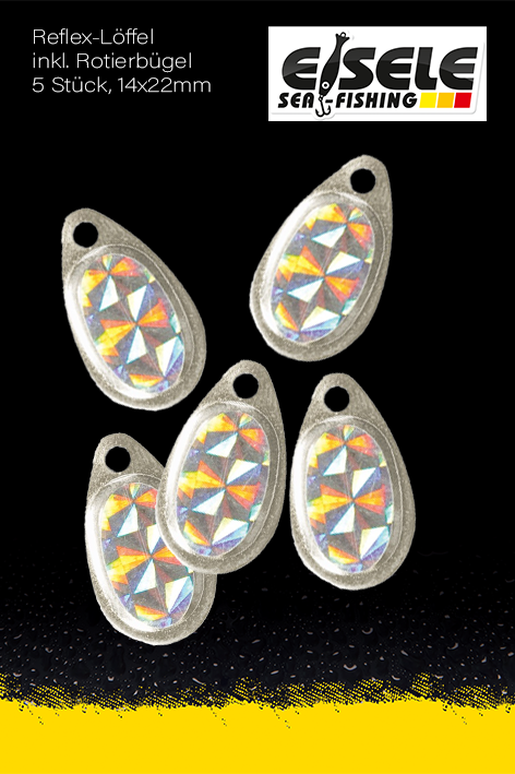 Artikelbild für Reflexlöffel mit Folie 14x22 mm  5 Stk SB Rotierbügel im Baltic Kölln Onlineshop