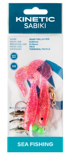 Artikelbild für Shad Tail UV Rig Pink/Glitter im Baltic Kölln Onlineshop