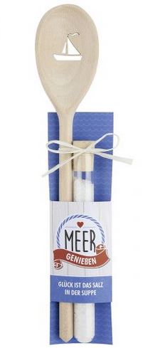 Artikelbild für Holz Kochlöffel + Meersalz im Baltic Kölln Onlineshop