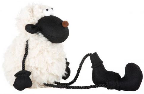 Artikelbild für Türstopper Schaf Fiene mit Kordelbeinen im Baltic Kölln Onlineshop