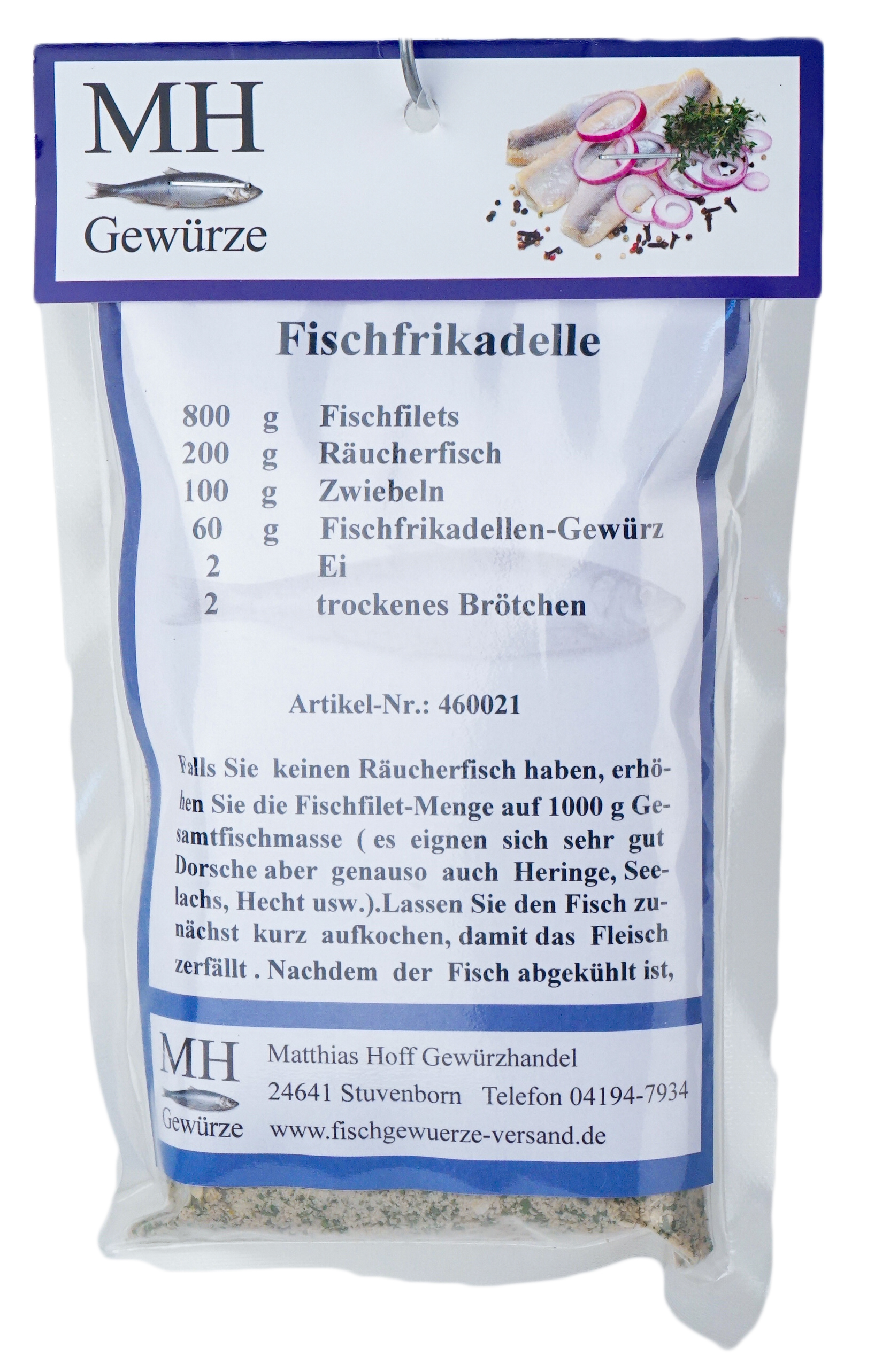 Artikelbild für Fischfrikadellen Gewürz 125 g im Baltic Kölln Onlineshop