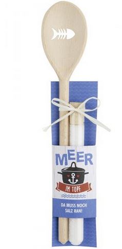 Artikelbild für Holz Kochlöffel + Meersalz im Baltic Kölln Onlineshop