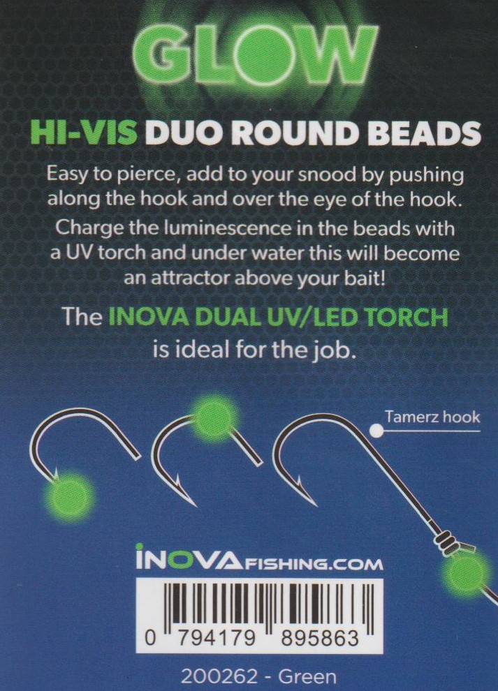 Artikelbild für HiVis Duo Round Soft Beads Glow Green       20*8 mm / 25*6 mm im Baltic Kölln Onlineshop