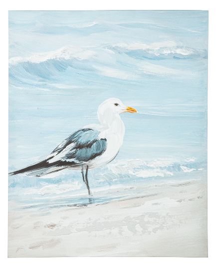 Artikelbild für Bild Möwe L2,6xB40x50cm blau im Baltic Kölln Onlineshop