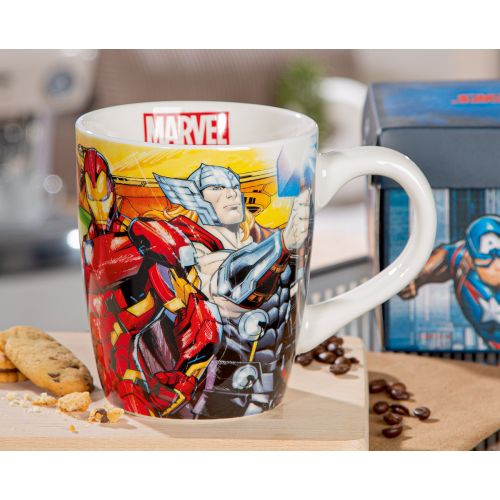 Artikelbild für Kinder Tasse/Becher Marvel-Avengers Höhe 13cm Durchm. 11cm im Baltic Kölln Onlineshop