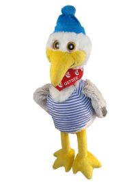 Artikelbild für Plüsch Piet bl. Mütze, geringeltes T-Shirt im Baltic Kölln Onlineshop