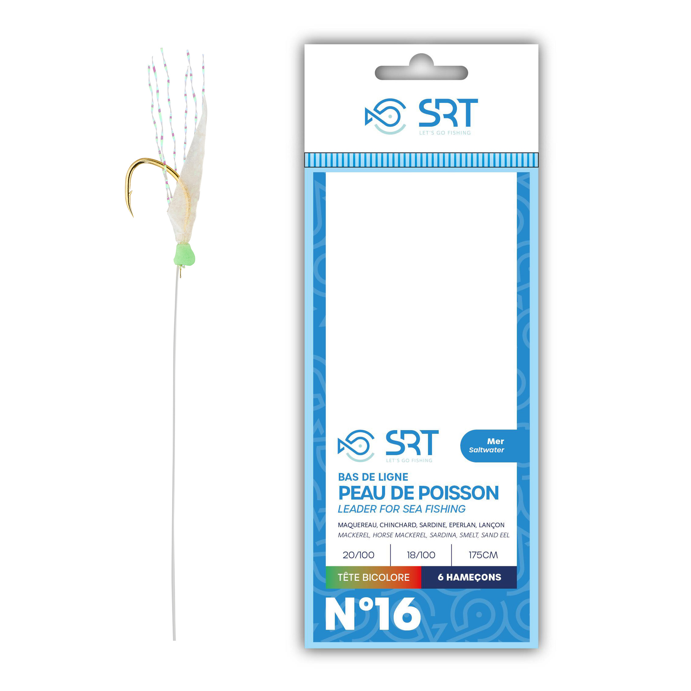 Artikelbild für Bas de LignePeau de Poisson Tetes Bicolores im Baltic Kölln Onlineshop