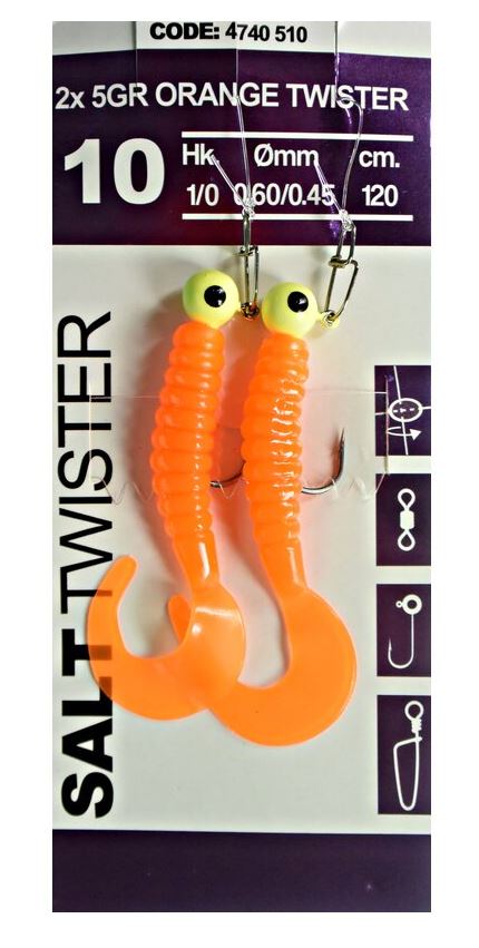 Artikelbild für Spro Salt Twister 2x5gr.Orange im Baltic Kölln Onlineshop