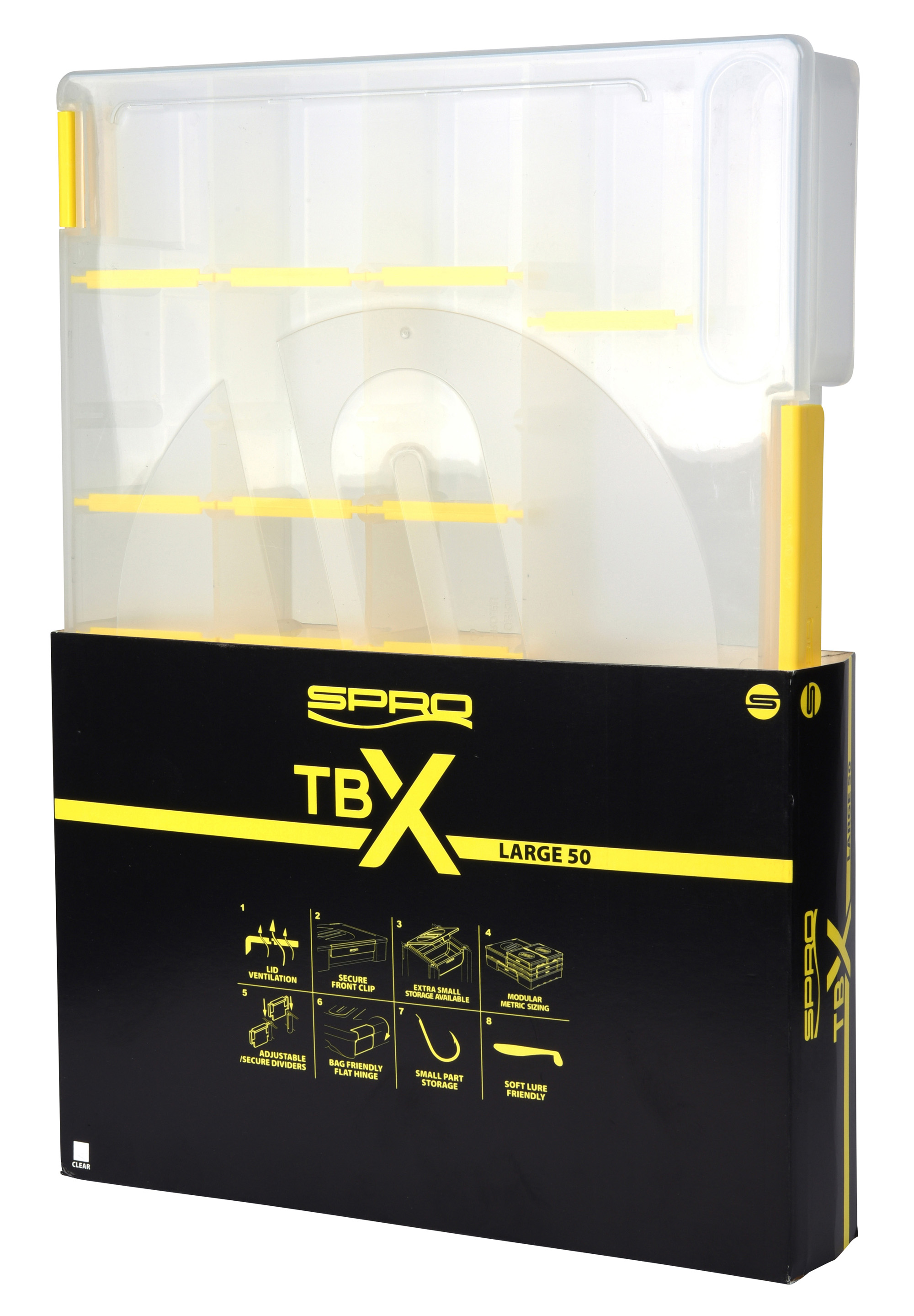 Artikelbild für Spro TBX50 Large Clear 35x25x5cm im Baltic Kölln Onlineshop