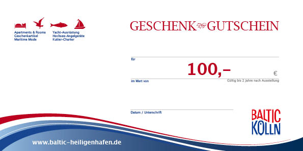 Artikelbild für Geschenk-Gutschein im Baltic Kölln Onlineshop
