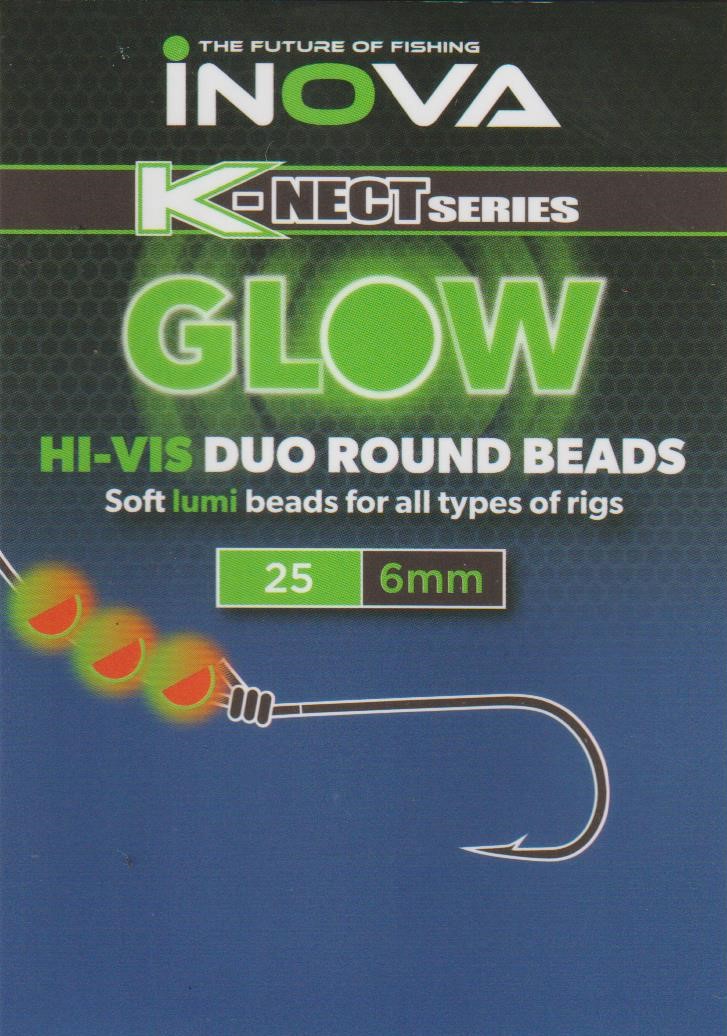 Artikelbild für HiVis Duo Round Soft Beads Glow Red/Green,    20*8 mm / 25*6 mm im Baltic Kölln Onlineshop