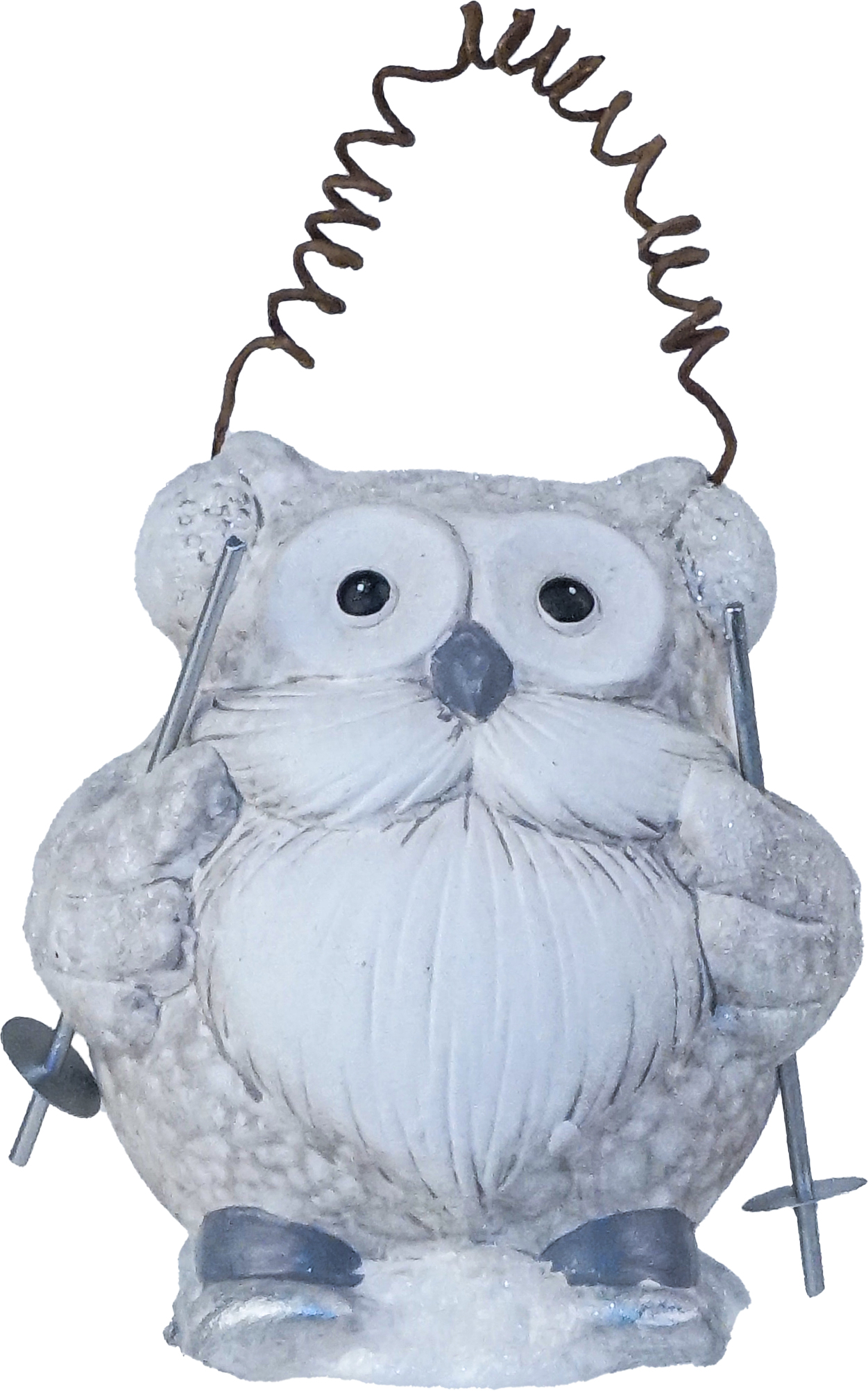 Artikelbild für Weihnachtsdeko Eule Barbarossa mit Ski auf Wolke im Baltic Kölln Onlineshop