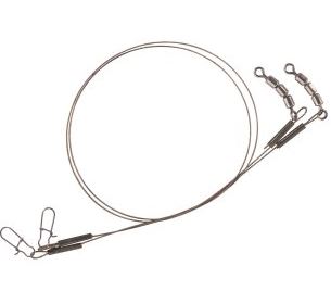 Artikelbild für 1*7 Niroflex - Vorf. mit Karabiner u. Wirbel 50cm im Baltic Kölln Onlineshop
