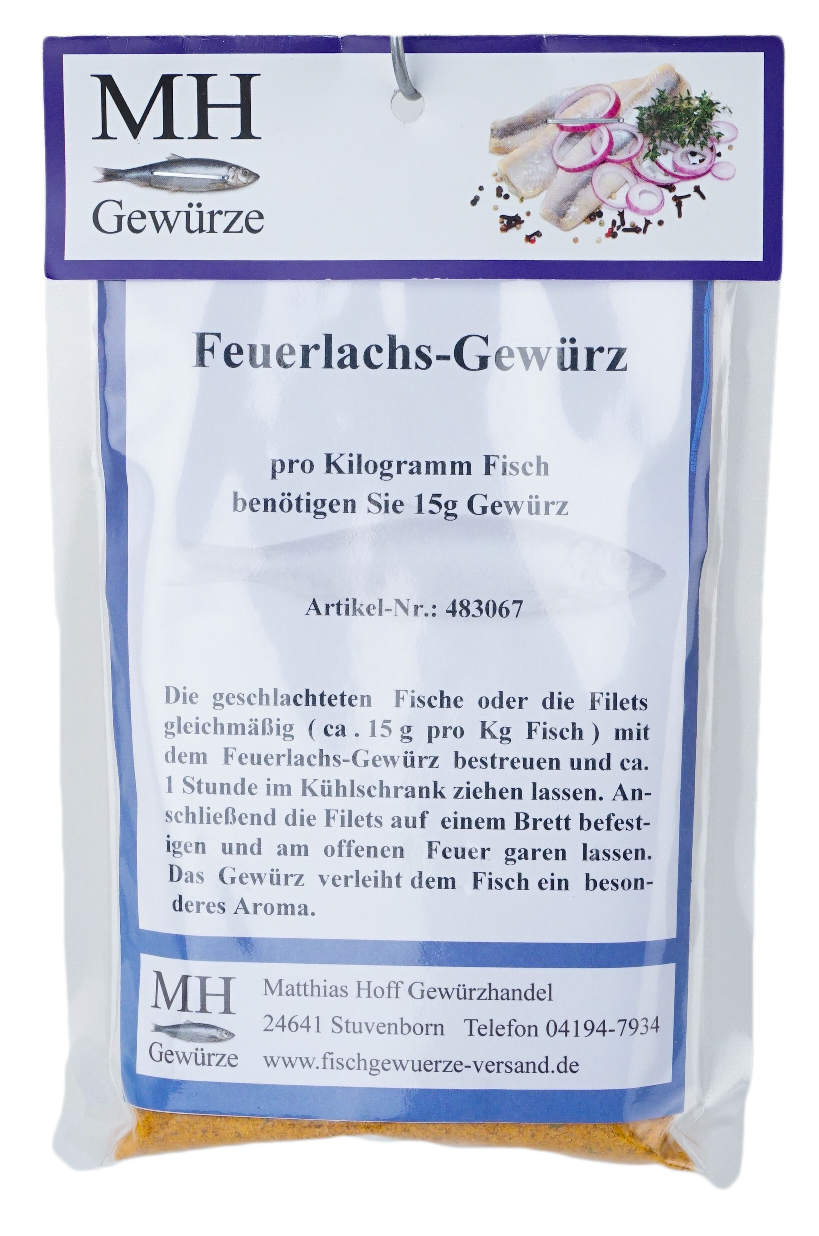 Artikelbild für Feuerlachs-Gewürz 150g im Baltic Kölln Onlineshop
