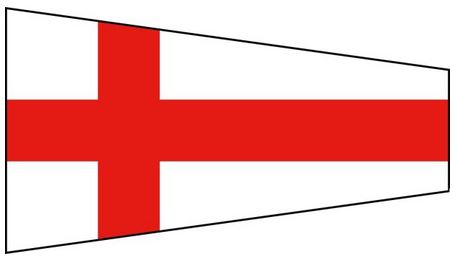 Artikelbild für Signal-Flagge Nylon 8 im Baltic Kölln Onlineshop