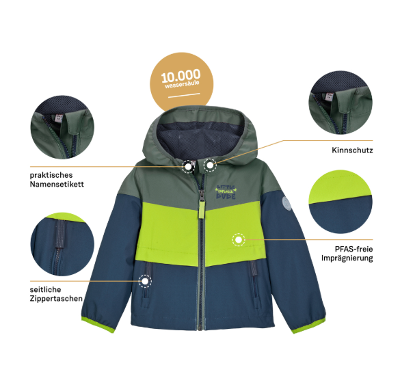 Artikelbild für Kinder Funktionsjacke mit Kapuze Fios im Baltic Kölln Onlineshop