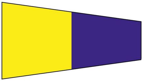 Artikelbild für Signal-Flagge Nylon 5 im Baltic Kölln Onlineshop