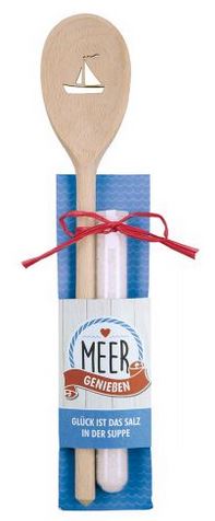 Artikelbild für Holz Kochlöffel + Meersalz im Baltic Kölln Onlineshop