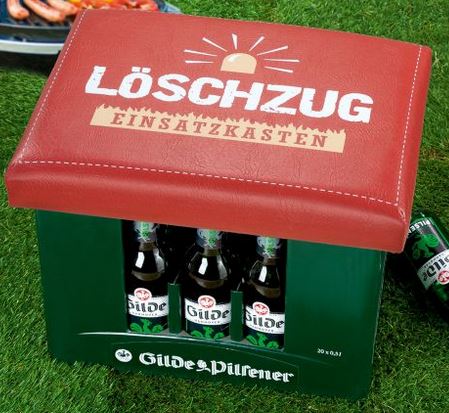 Artikelbild für Kunststoff Sitzpolster Löschzug rot/weiß im Baltic Kölln Onlineshop