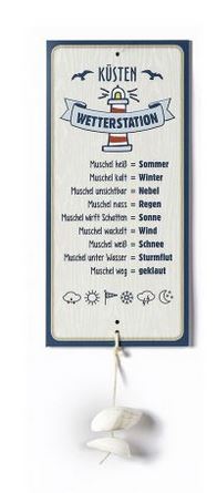 Artikelbild für Alu Schild Wetterstation im Baltic Kölln Onlineshop