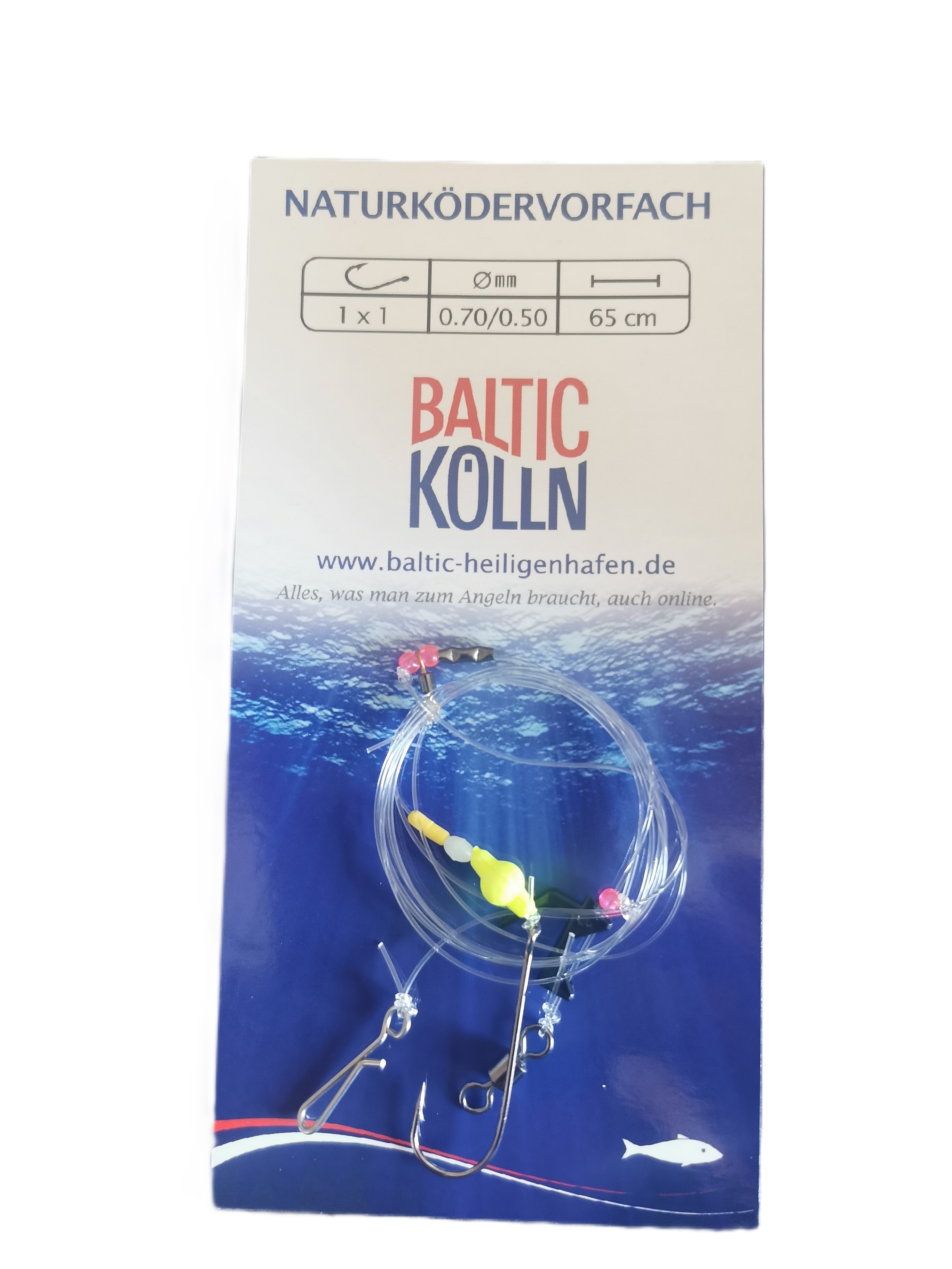 Artikelbild für Baltic Nachläufer Brandungsvorfach 1 Haken Auftriebsperle gelb im Baltic Kölln Onlineshop