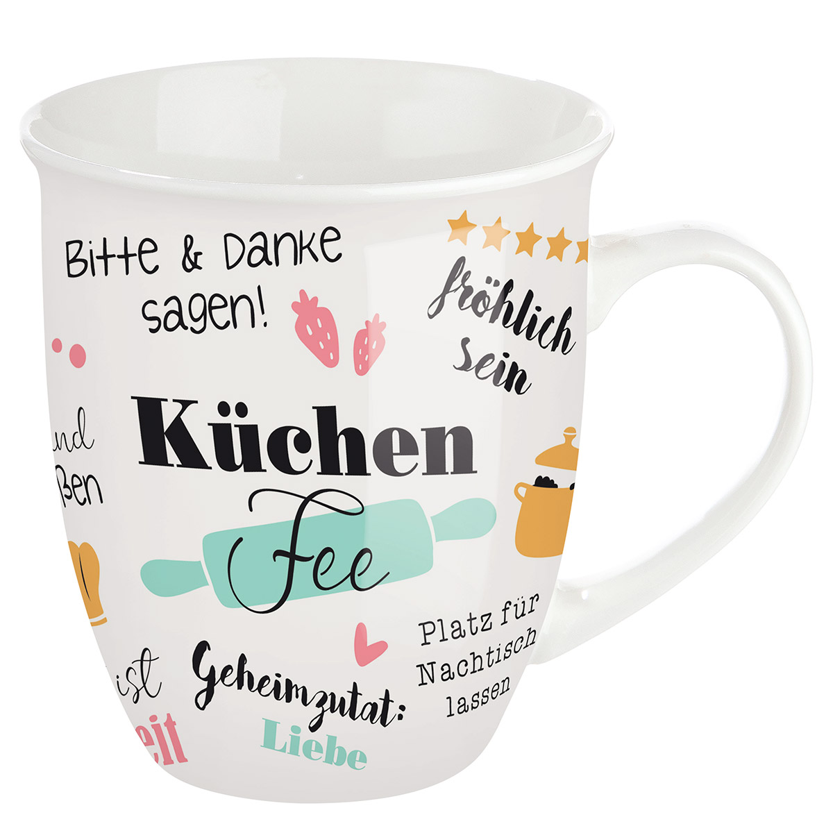 Artikelbild für Porzell Jumbo Tasse Küchenregel, Küchenfee 400 ml im Baltic Kölln Onlineshop
