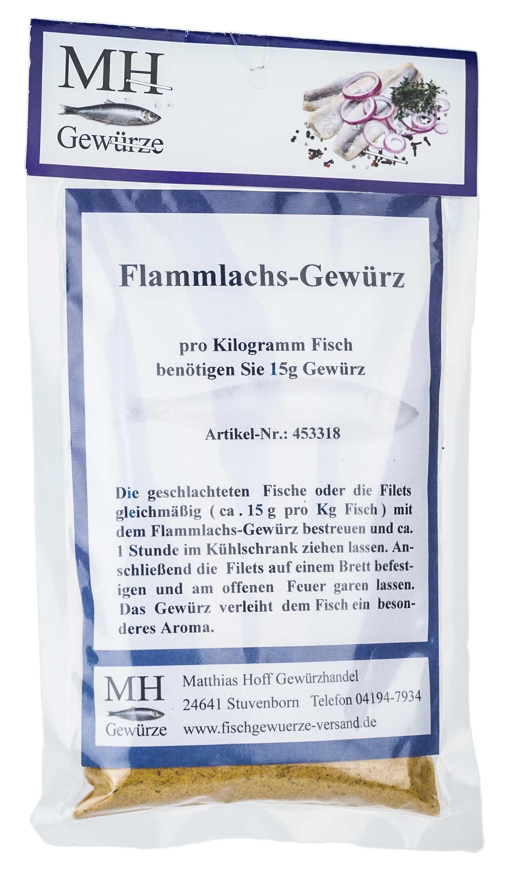 Artikelbild für Flammlachs Gewürz 150 g im Baltic Kölln Onlineshop