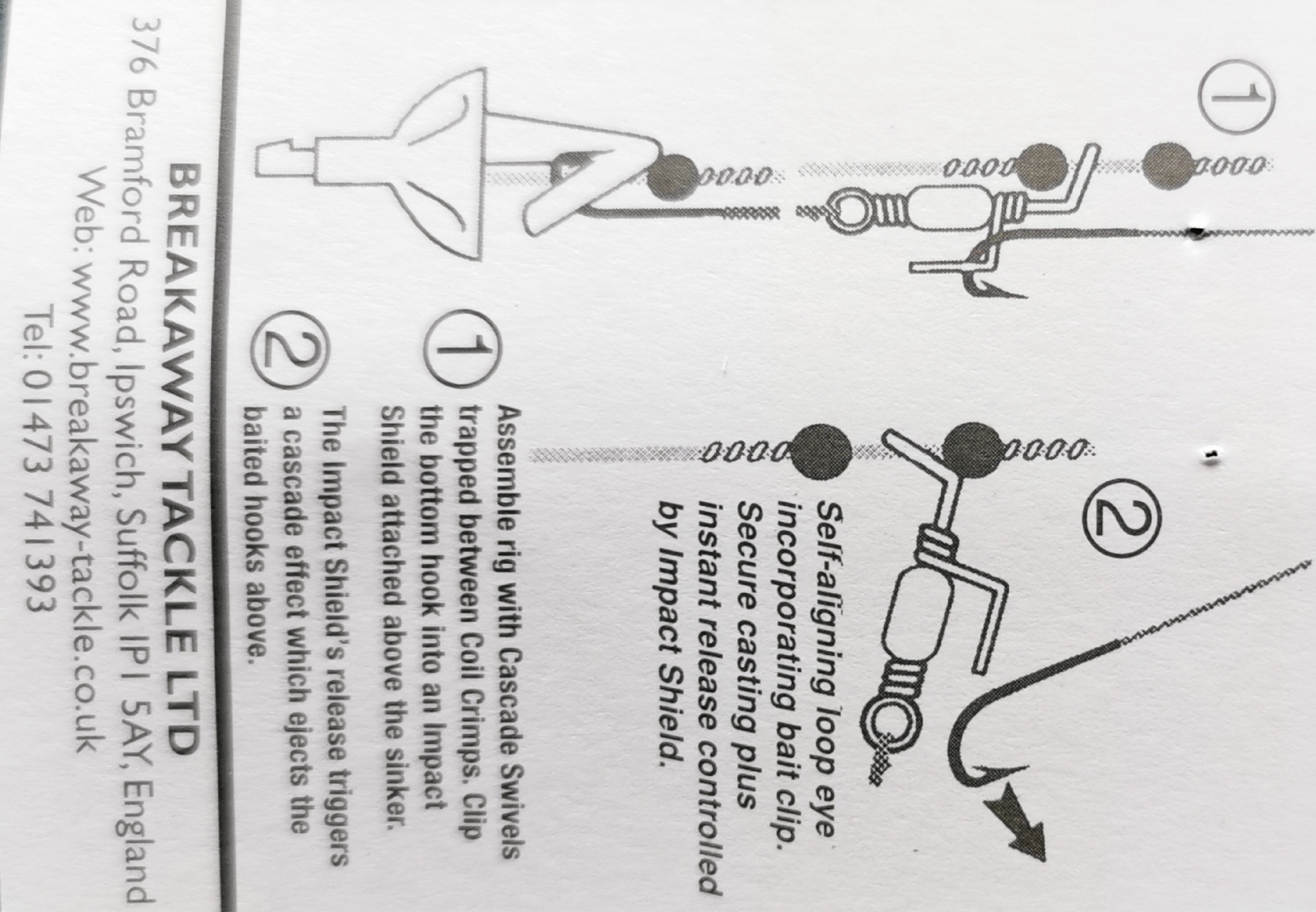 Artikelbild für Breakaway CS1  BKH Cascade Swivels 10 Stk. SB Verpackt im Baltic Kölln Onlineshop