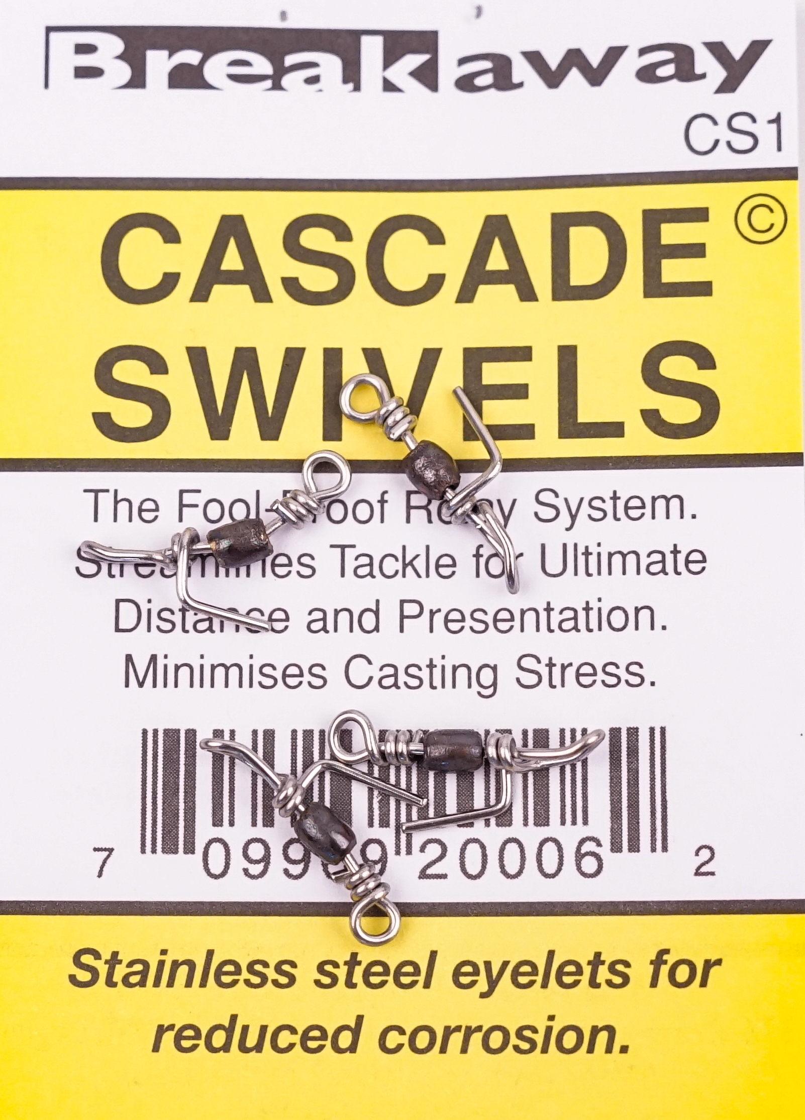 Artikelbild für Breakaway CS1  BKH Cascade Swivels 10 Stk. SB Verpackt im Baltic Kölln Onlineshop