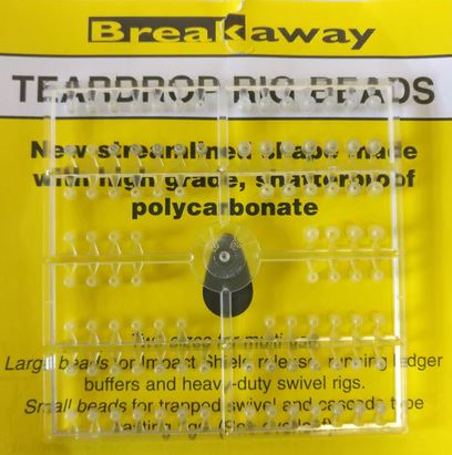 Artikelbild für Breakaway Teardrop Beads, Clear  96 Stk.in Verpackung im Baltic Kölln Onlineshop