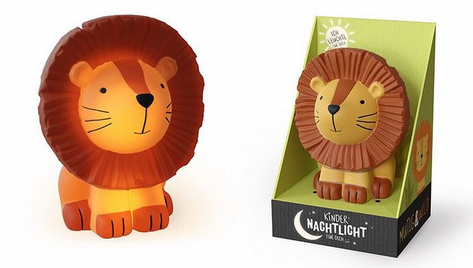 Artikelbild für Kinder-Nachtlicht Löwe H12 im Baltic Kölln Onlineshop