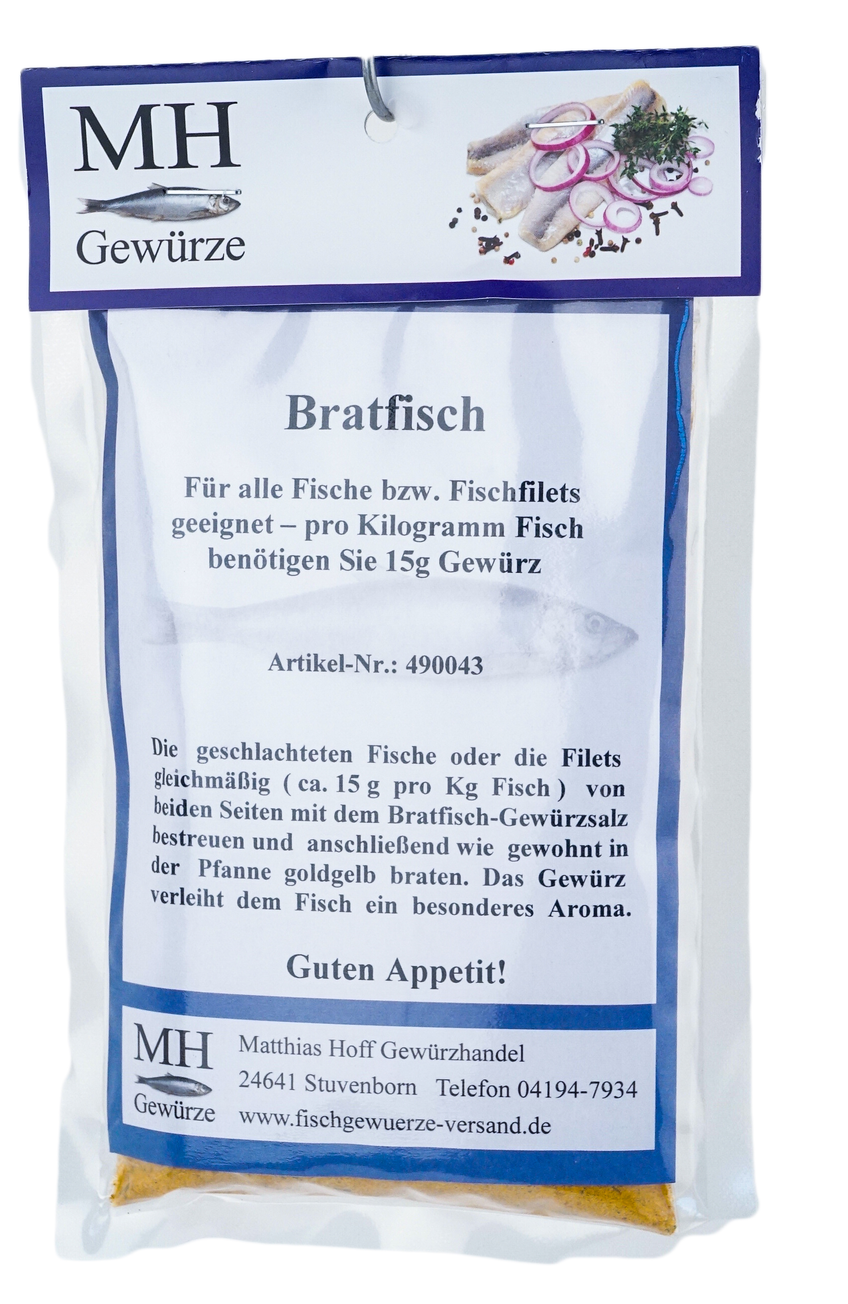 Artikelbild für Bratfisch Gewürz 200 g im Baltic Kölln Onlineshop