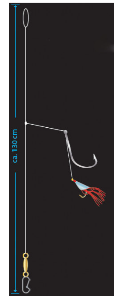 Artikelbild für Aquantic Rotbarschsystem Circle lum/red 5 Haken im Baltic Kölln Onlineshop